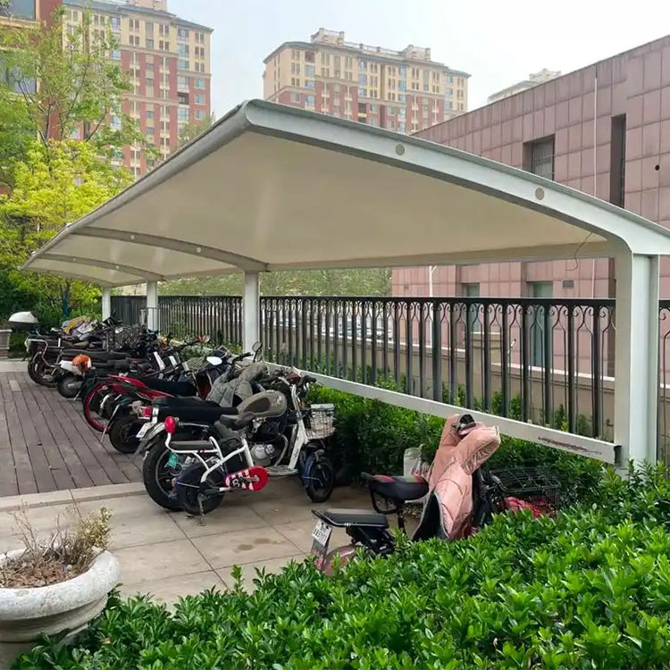 宣汉县膜结构电动车棚